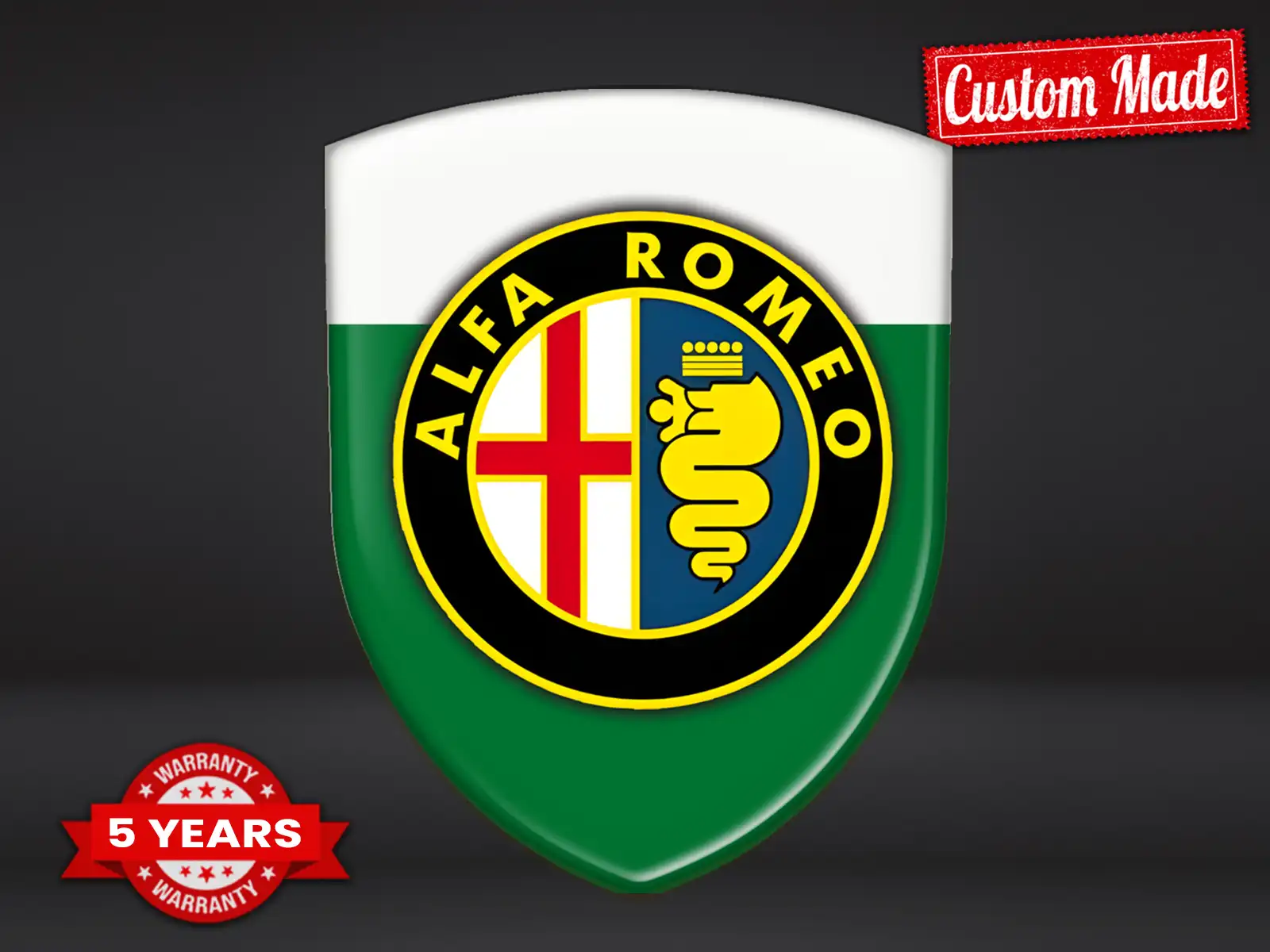 Alfa Romeo Heckscheibensticker Tuning Luxus Robust Auto
